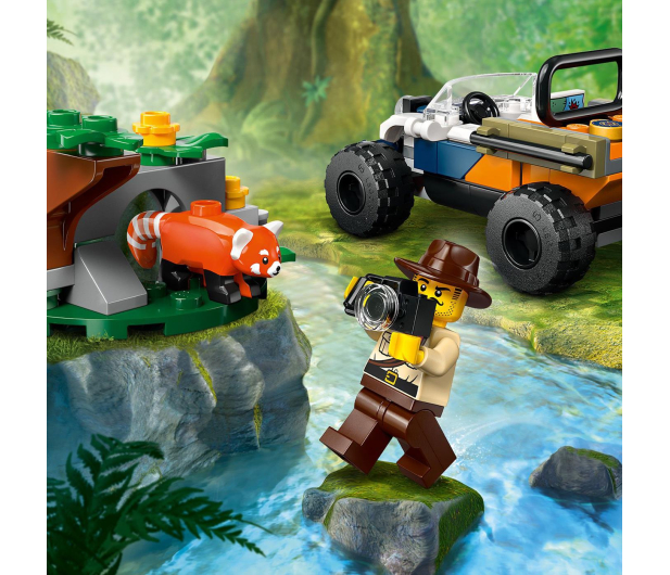 LEGO CITY 60424 Quad badacza dżungli z pandą czerwoną - 1248582 - zdjęcie 8
